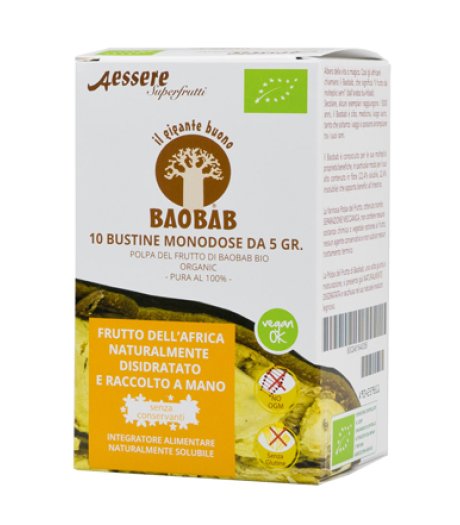 BAOBAB AESSERE POLPA BIO 10X5G