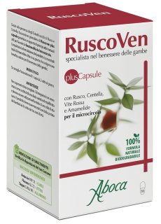 Ruscoven Plus 50 Opercoli - Integratore per il Microcircolo