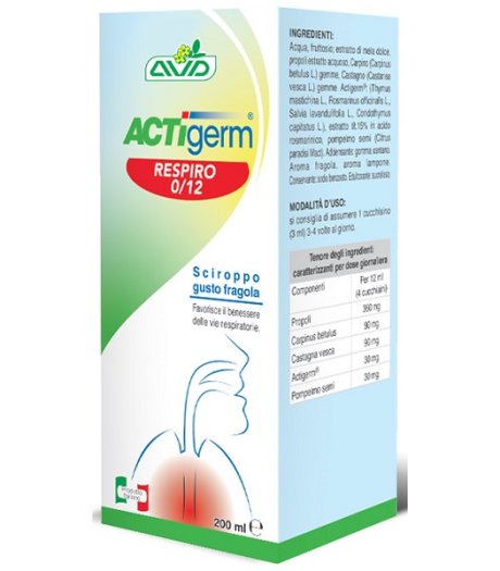 Actigerm respiro 0-12 200ml