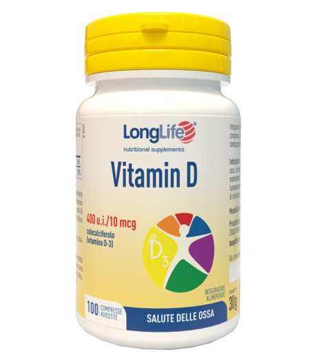 LONGLIFE VITAMIN D 100CPR