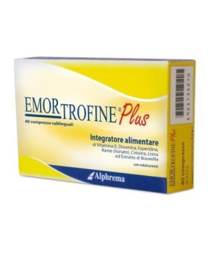 Emortrofine Plus 40cpr Subling