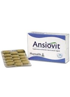Ansiovit 30 compresse - Integratore per il Benessere Mentale 