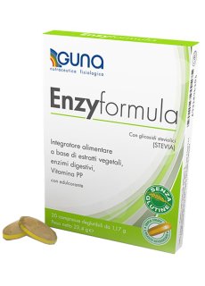 Guna Enzyformula 20 Compresse Deglutibili - Integratore Per Favorire La Digestione 