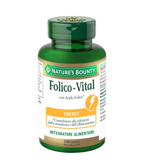 NATURE'S B.Folic Vital 250 Tav