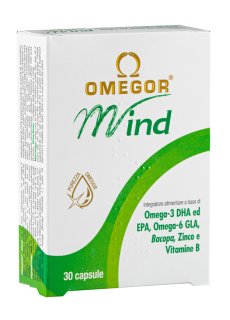 Omegor Mind - Integratore Alimentare per funzioni Cognitive 30 Capsule 
