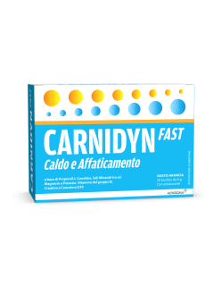 Carnidyn Fast Caldo E Affaticamento 20 Bustine - Integratore Energizzante Con Carnitina
