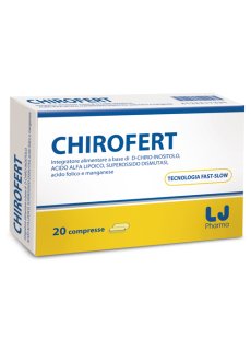 Chirofert - LJ Pharma - 20 Compresse - Integratore per Disturbi Mestruali e Supporto alla Fertilità