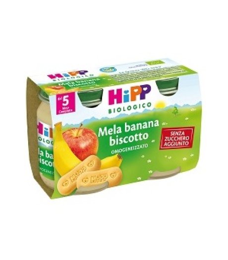 HIPP MERENDA MEL/BAN/BISC 2X125G