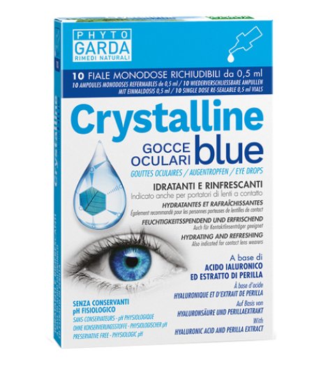 CRISTALLINE BLU GOCCE OCUL 10F