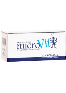 MicroVit 10 Flaconcini - Integratore a Base Di Pappa Reale e Vitamine