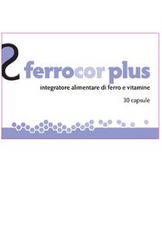 Ferrocor Plus - Integratore di Ferro e Vitamine 30 Capsule