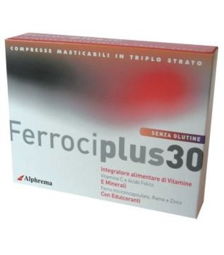 Ferrociplus 30 24cpr Mastic