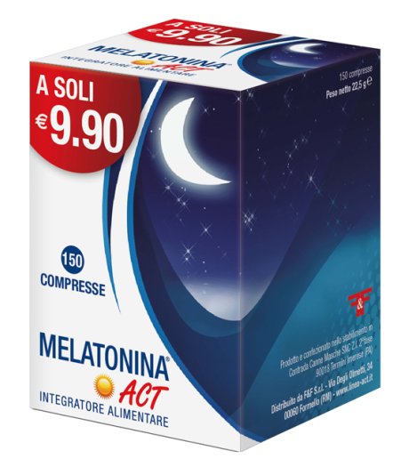 Melatonina Act 150 compresse - Integratore per il Sonno