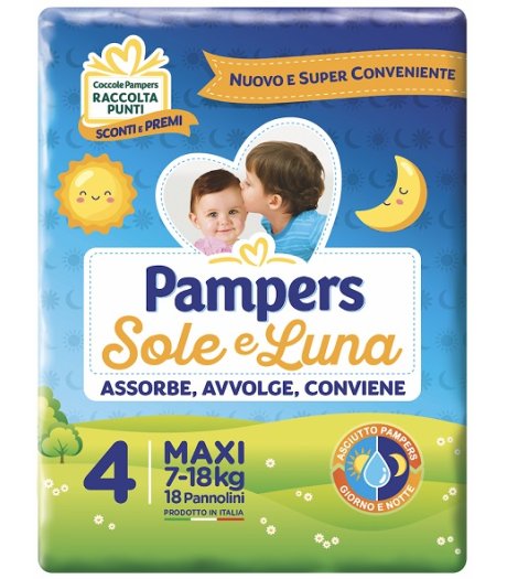 Pampers Sole&luna Maxi 18pz