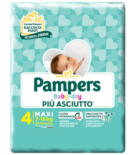 Pampers Bd Downcount Maxi 19pz