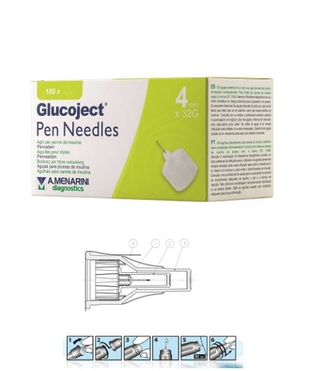 Glucoject Ago Penna 4mm G32