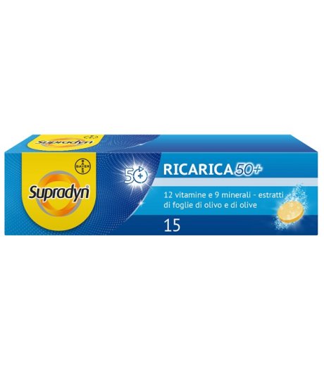 Supradyn Ricarica 50+ 15cpr Ef