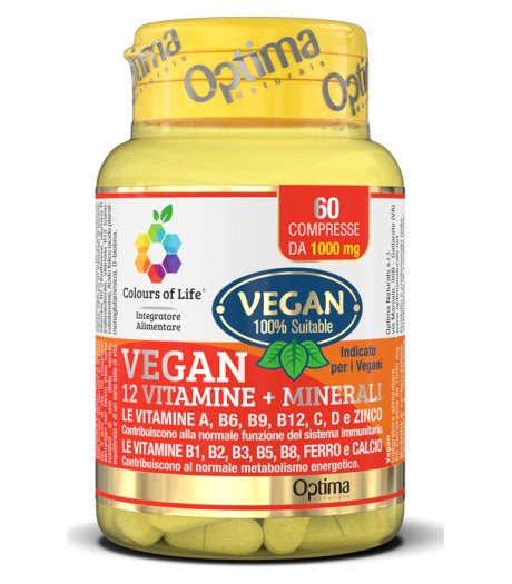Vegan 60cpr Colours
