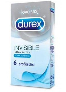 Durex Invisible 6 Pezzi