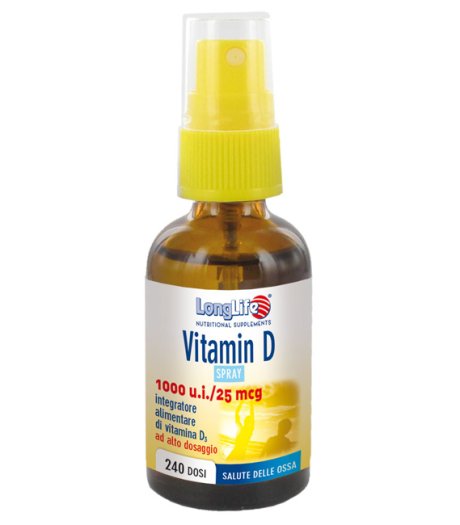 LONGLIFE VITAMIN D3 1000UI SPR