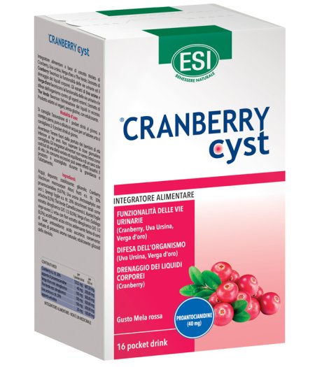 Cranberry Cyst Pock Drink 16 Bustine