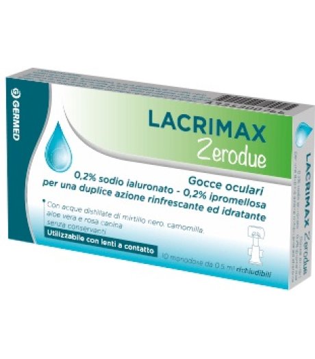 Lacrimax Zerodue Gtt Ocul 10fl