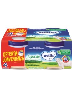 Mellin Omog Agnello 4x80g