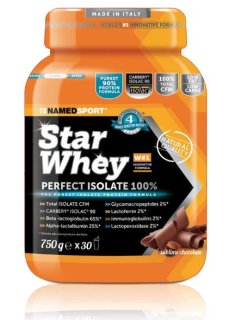 Namedsport Star Whey Isolate Sublime Chocolate integratore di proteine 750g