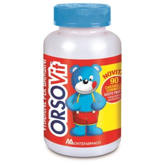 Orsovit integratore multivitaminico per bambini 90 caramelle gommose