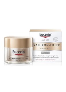 Eucerin Hyaluron-Filler + Elasticity Crema Viso Notte Antietà 50ml