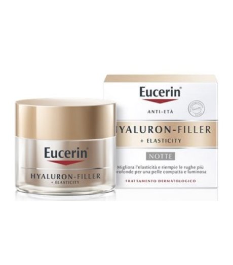 Eucerin Hyaluron-Filler + Elasticity Crema Viso Notte Antietà 50ml