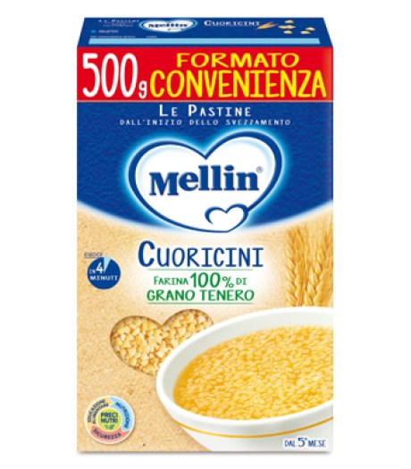 Mellin Pasta Cuoricini 500g