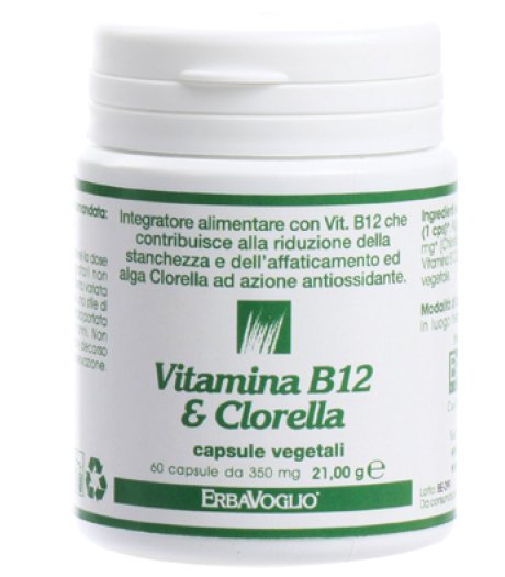 VITAMINA B12+CLORELLA 60CPS