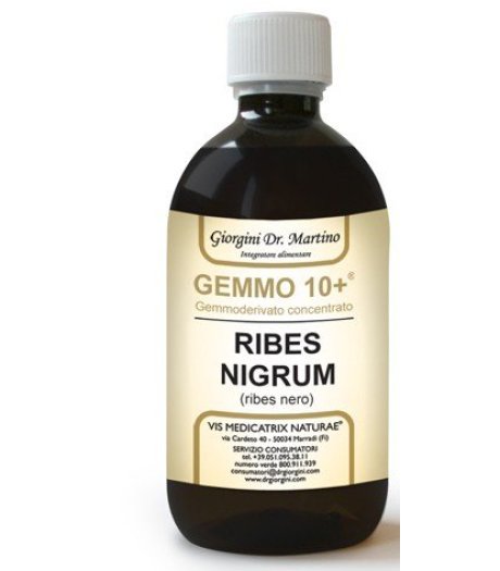 Dr Giorgini Gemmo 10+ Ribes Nero Liquido Analcolico 500ml
