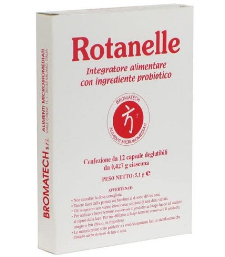 Bromatech Rotanelle Plus 12 Capsule Integratore Di Fermenti Lattici 