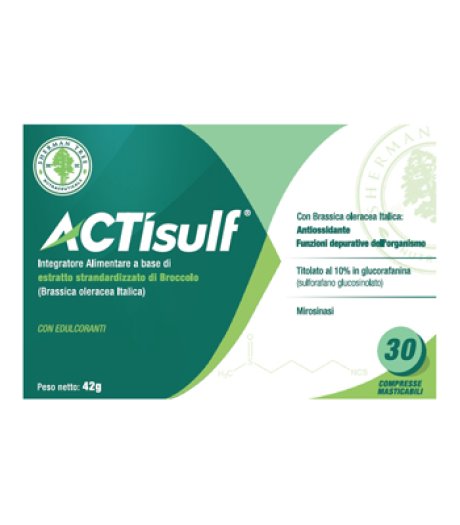 ACTISULF 600MG 30CPR MASTIC