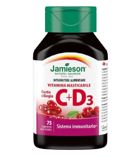 JAMIESON VITAMINA C500+D 75CPR