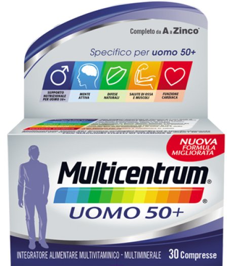 Multicentrum Uomo 50+ 30cpr