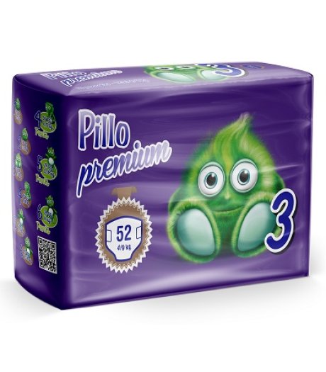 PILLO Prem.3 Midi 4/9Kg 52pz