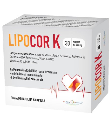 LIPOCOR K 30CPS