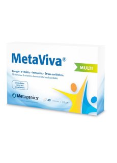 Metaviva Multi Integratore Antiossidante Di Vitamine e Minerali 30 Compresse 