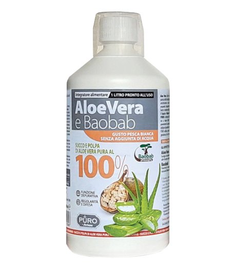 PURO AloeVera100%+Baobab Pesca