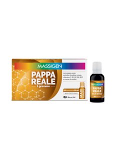 Massigen Pappa Reale 10 Flaconcini da 25ml - Integratore Tonico Ricostituente