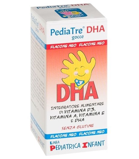 Pediatrica Specialist PediaTre DHA Gocce Integratore Per Ossa E Denti 5 ml