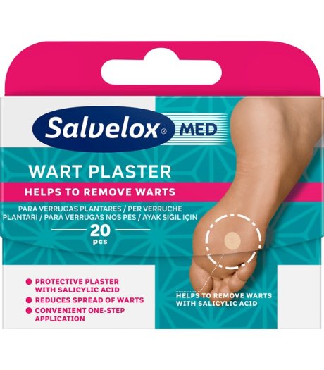 SALVELOX MED WART PLASTER 20PZ