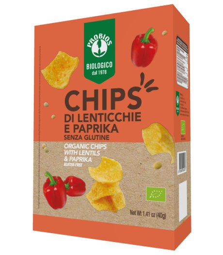 CHIPS DI LENTICCHIE E PAPRIKA