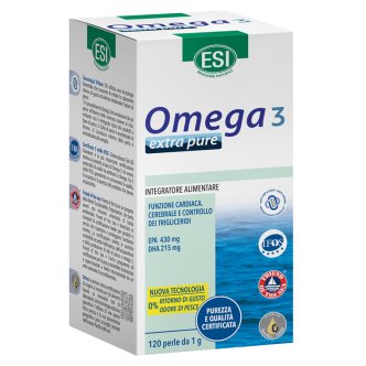 Esi Omega 3 Extra Pure 120 Perle - Integratore Per Il Sistema Cardiovascolare