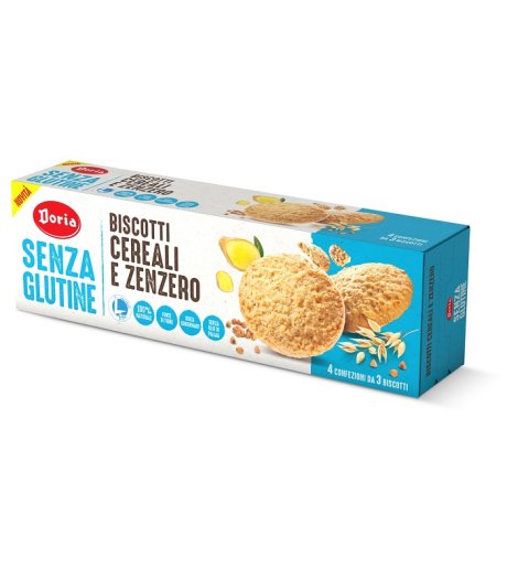 DORIA BISCOTTI CEREALI-ZENZERO