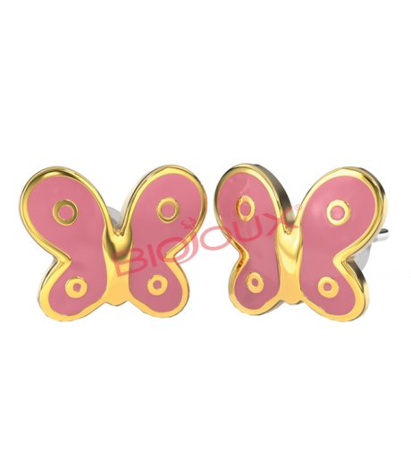 Bjt710 Gp Pink Butterfly