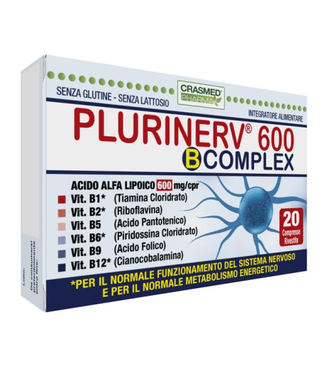 PLURINERV 600 B COMPLEX 20CPR